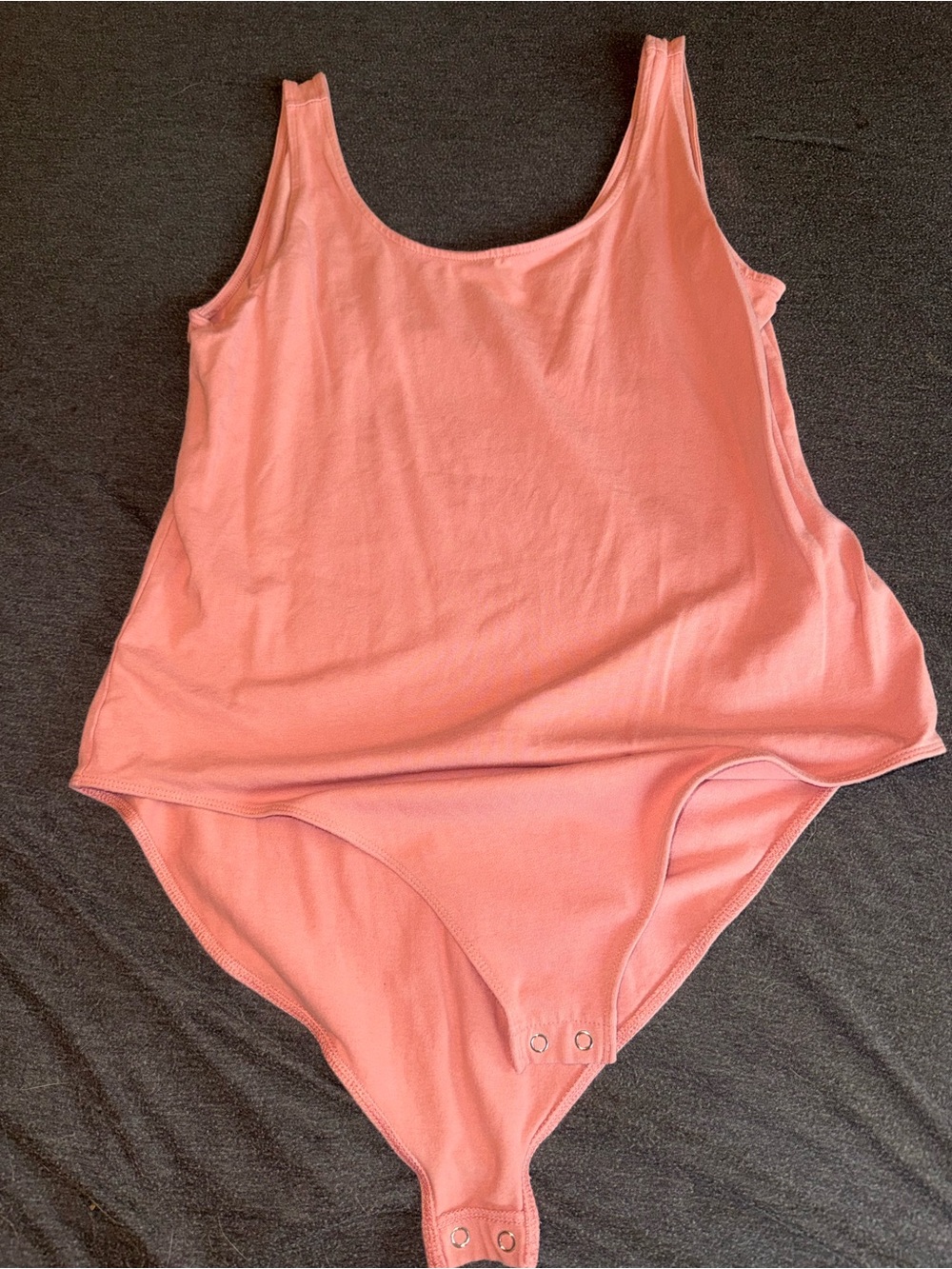 GAP One-Piece Tank Bodysuit in Coral Pink